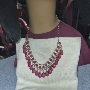 Chic Pink Layered Necklace